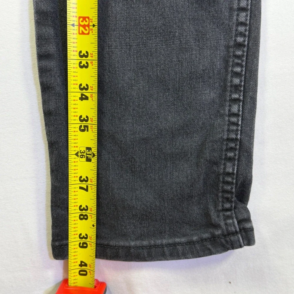 Levis 502 Regular Taper Mens 32x29 Jeans Charcoal Black Wash 29507-0001